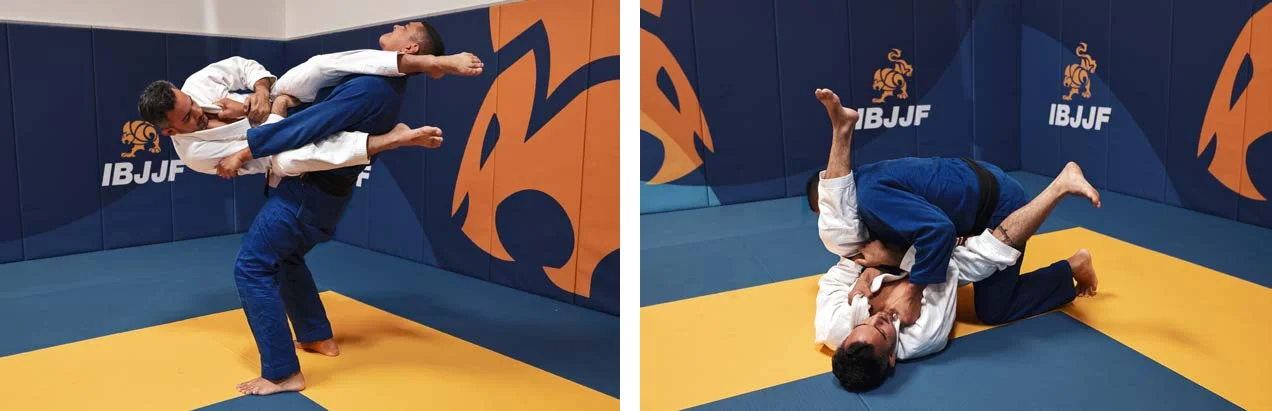 Slam (sbattere l'avversario a terra) - Poster Technical Fouls & Illegal Moves della IBJJF