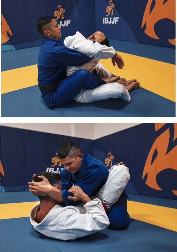 Leva cervicale senza strangolamento - Poster Technical Fouls & Illegal Moves della IBJJF