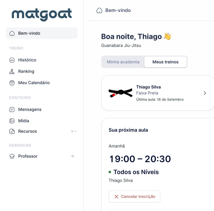 Painel do MatGoat