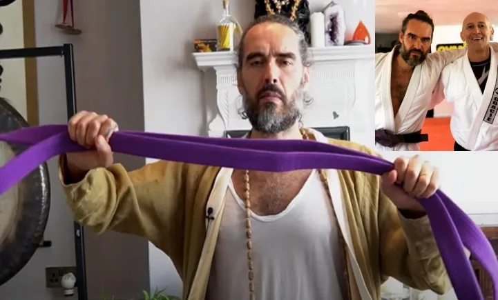 Russell Brand training BJJ