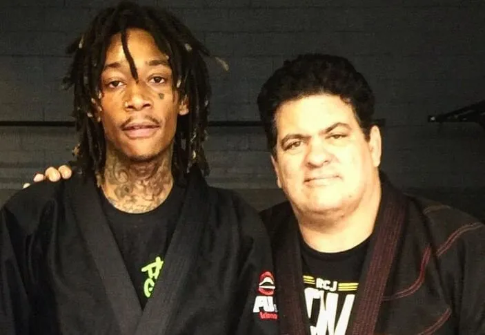 Wiz Khalifa training BJJ at the academy